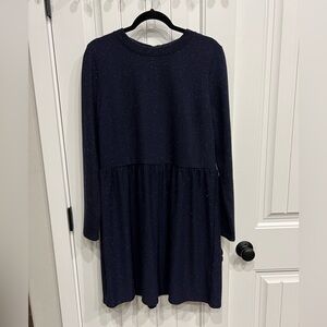 Loft navy dress size large